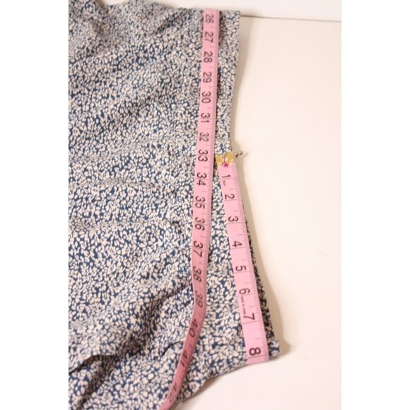 Lauren Conrad Skirt Womens sz XL Blue Floral Midi Prairie Cottage Core - Picture 8 of 8